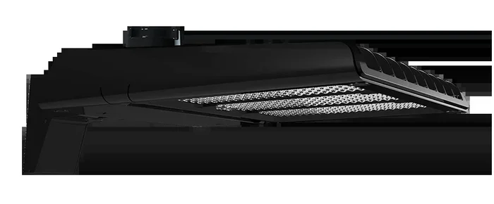 RAB A22 Field Adjustable Area Light 200W/180W/160W Type 3 3000K/4000K/5000K Pole Mount 7-Pin Receptacle Black (A22-200B)
