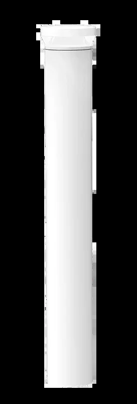 RAB Bollard Round 42 Inch 24W 480V Dimmable LED Cool 360 Degree White (BLEDR24W/480/D10)