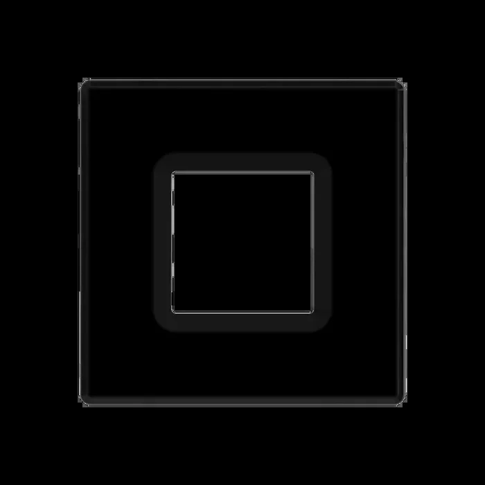 RAB Color Trim For Square Wafer 4 Inch Black Baffle (DLTRIM/WFRL4S-BB)