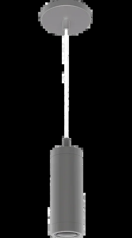 RAB Cylinder Pendant Cord 2 Inch 10W 3500K 120-277V Dimmable 40 Degree Silver (CDLED2PC-10W-40D935-S)