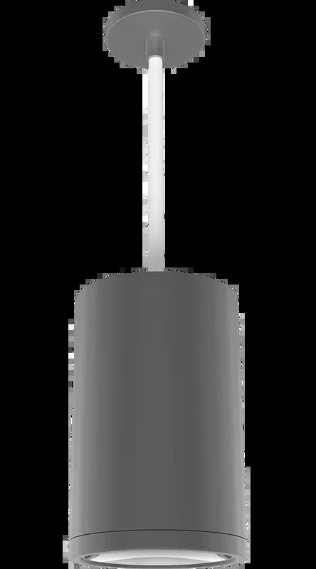 RAB Cylinder Pendant Cord 6 Inch 20W 5000K 120-277V Dimmable 50 Degree Silver (CDLED6PC-20W-50D950-S)