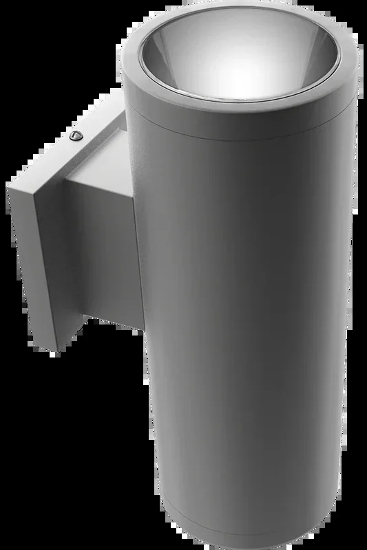 RAB Cylinder Wall Uplight 4 Inch 20W 2700K 120-277V Dimmable 50 Degree Silver (CDLED4WU-20W-50D927-S)