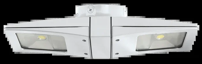 RAB LED Ceiling 2X13W Cool LED Back Box 277V Swivel Photocell White (CLED2X13BBW/PCS2)