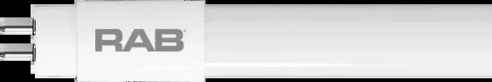 RAB LED T5HE 2 Foot Plastic Type C 10W 3000K 1450Lm G5 80 CRI (T5HE-10-24P-835-EXT)