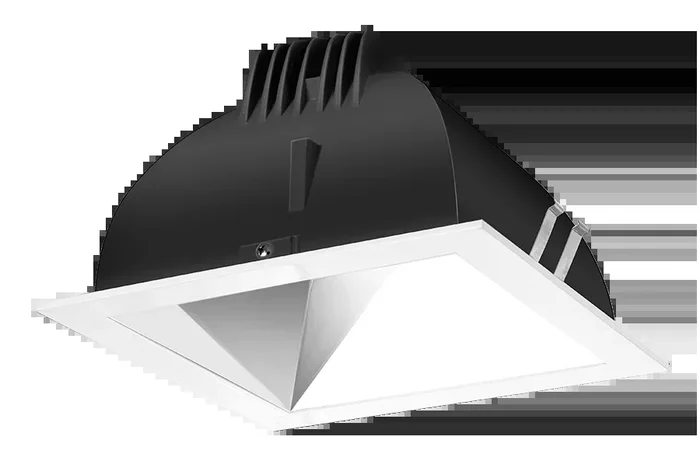 RAB LED Trim MOD 6 Inch Square 80 Degree 3000K 80 CRI Specular Cone White Ring (NDLED6SD-80Y-S-W)