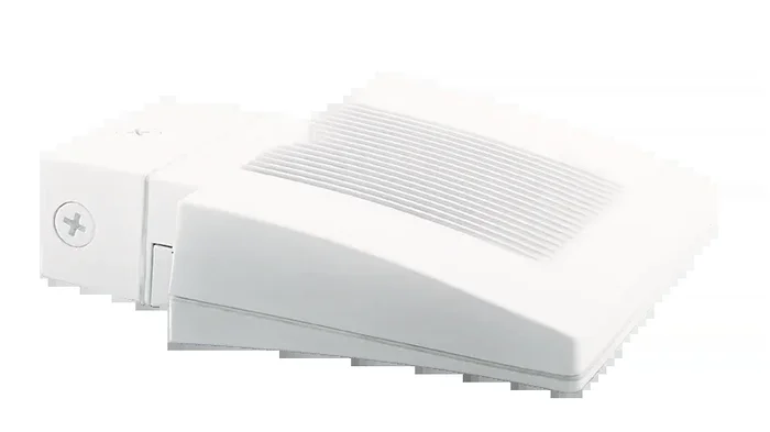 RAB LPack Wall Pack 18W Cool LED Back Plate And Junction Box Plus 120V Photocell White (WPLED18W/PC)