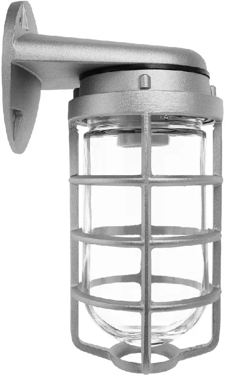 RAB Vaporproof 100 Wall Bracket Black With Perma Globe (VBR100P-B)