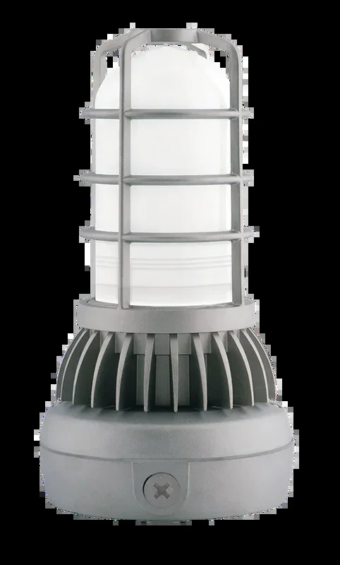 RAB Vaporproof Uplight 13W Warm LED 277V Swivel Photocell Ceiling Frosted Globe And Guard (VXLED13YDG/UP/PCS2)