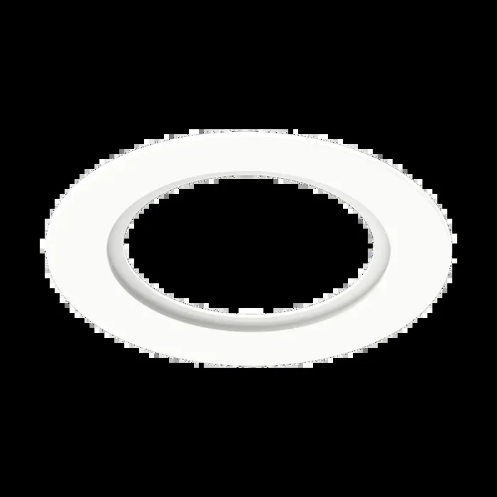 RAB Wafer Accessory 4-6 Inch Goof Ring White Plastic Round (WFRL-GOOF-4R-6R-W)