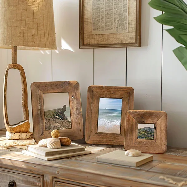 Recycled Wood Photo Frames, Set of 3 – Decor Steals