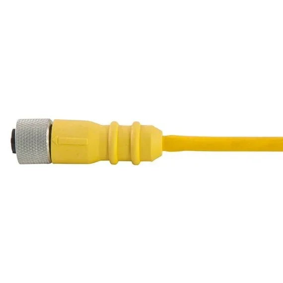 Remke Dual Key Micro-Link Plug Assembly PUR Braided Female 2-Pole 6 Foot 22 AWG (402A0060AK)
