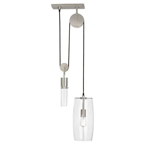 Robert Abbey – S419 – One Light Pendant – Gravity – Polished Nickel – S419