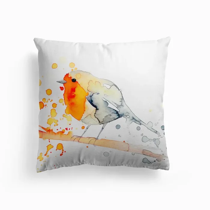 Robinbird Cushion by The Cosmic Whale