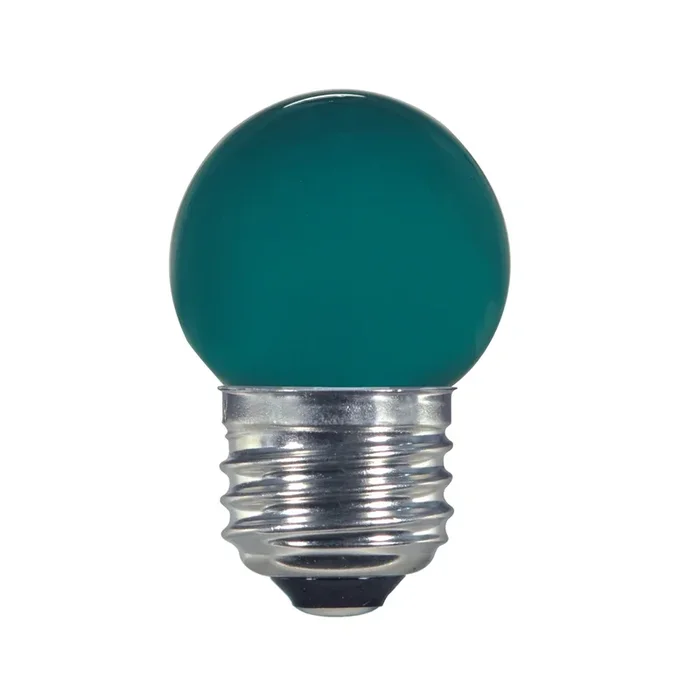 SATCO/NUVO 1.2W S11/GR/LED/120V/CD 1.2W LED S11 Ceramic Green Medium Base 120V (S9163)