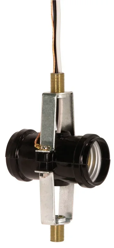 SATCO/NUVO 1-3/4 Inch 1/8 IP Threaded Bottom Bracket With 1/2 Inch Nipple (80-1380)
