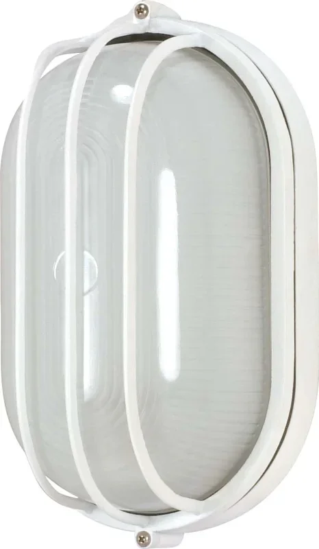 SATCO/NUVO 1-Light 10 Inch Oval Cage Bulk Head Die Cast Bulk Head (60-524)
