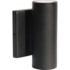 SATCO/NUVO 2-Light LED Small Up And Down Sconce Fixture Black Finish 10W 120/277V 3000K (62-1142R1)