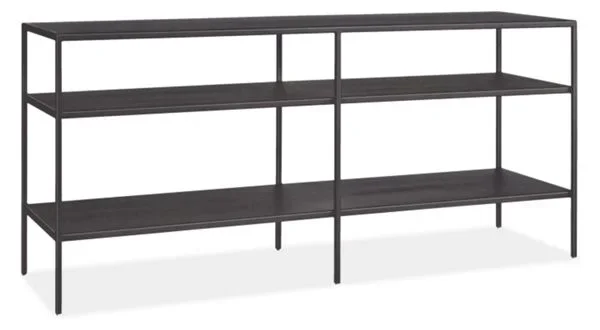 Slim Media Console Bookcases – Modern Storage and Entryway Furniture – Room & Board