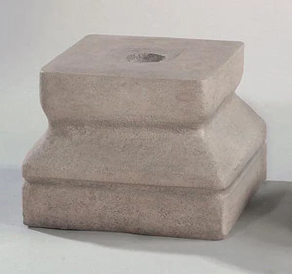 Small Square Pedestal 9 ” High