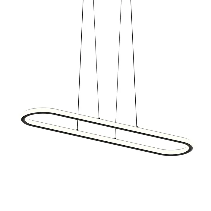 Sonneman – 2242.25-35 – Pendant – Luna – Satin Black – 22422535