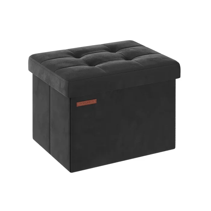 Storage Ottoman Stool for Foot Rest – Compact Design with 286 lb Weight Capacity and Hidden Storage