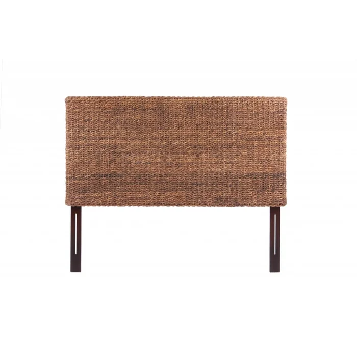 Straight Woven Banana Leaf Headboard for Bed and Bedroom