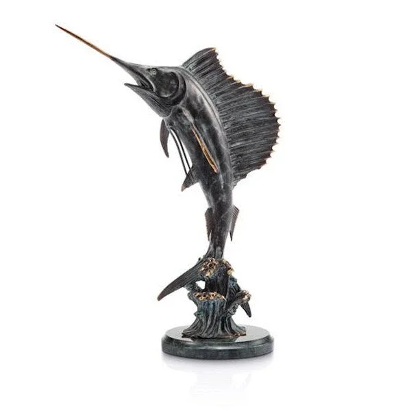 Tail Walker Sailfish Sculpture