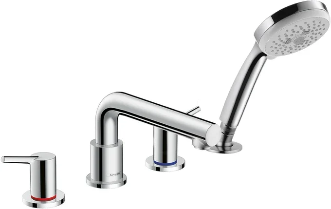 Talis S 4-Hole Roman Tub Set Trim with 1.8 GPM Handshower