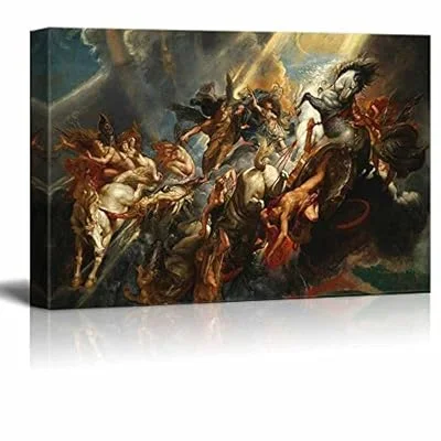 The Fall of Phaeton by Peter Paul Rubens – Canvas Print Wall Art Famous Painting Reproduction – 24