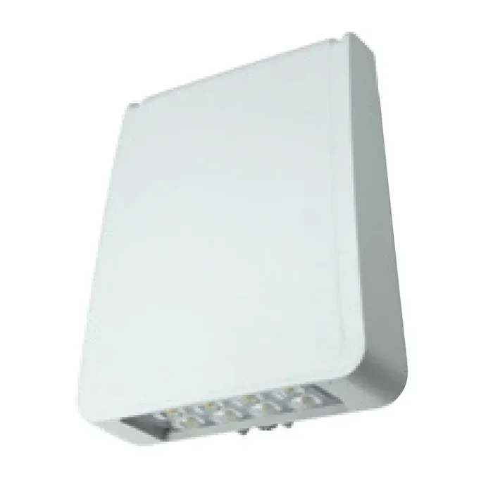 Trace-Lite Extra Large Die-Cast Aluminum LED Wall Pack 100W 120-277Vac Voltage Sensing Dimming Driver Type III 5000K White Battery Backup (WLZ10-3-5K-WH-BB-IH-PC-SP)