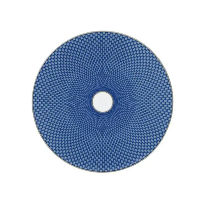 Tresor Blue Dessert Plate by Raynaud