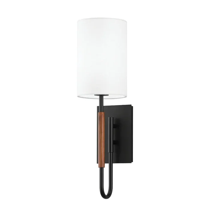 Troy Lighting – B1061-SBK – One Light Wall Sconce – Cosmo – Soft Black – B1061SBK