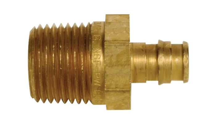 Uponor LF4521515 ProPEX LF Brass Male Threaded Adapter, 1 1/2