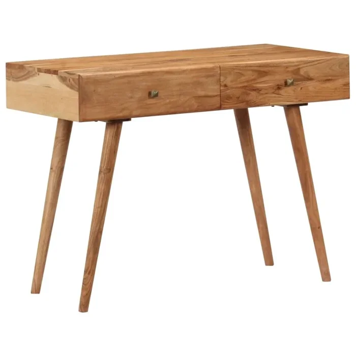 vidaXL Desk 39.3″x20″x29.9″ Solid Acacia Wood