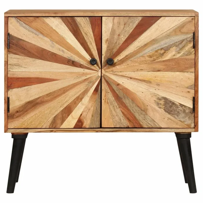 vidaXL Sideboard Solid Mango Wood 33.5″x11.8″x29.5″