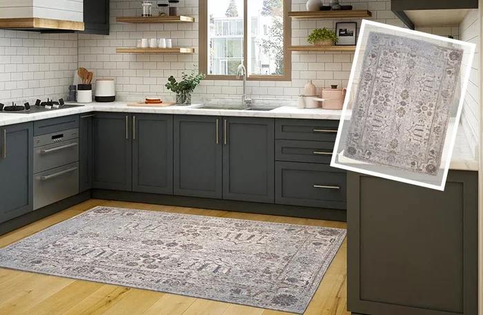 Vintage Cotton Rug | Distressed Vintage Cotton Rug – Decor Steals