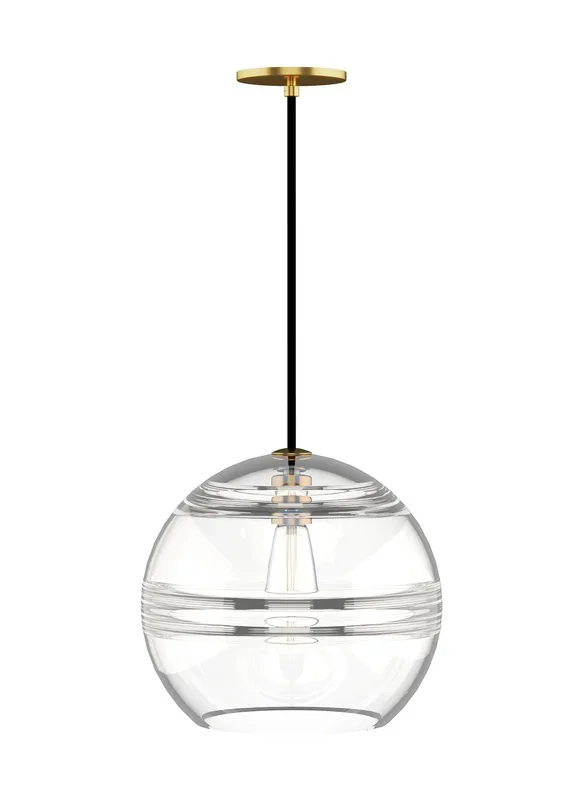 Visual Comfort Modern – 700FJSDNCR – One Light Pendant – Sedona – Aged Brass – 700FJSDNCR