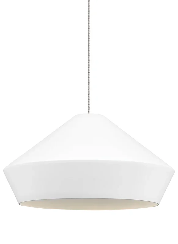 Visual Comfort Modern – 700MOBMLWS – One Light Pendant – Brummel – Satin Nickel – 700MOBMLWS