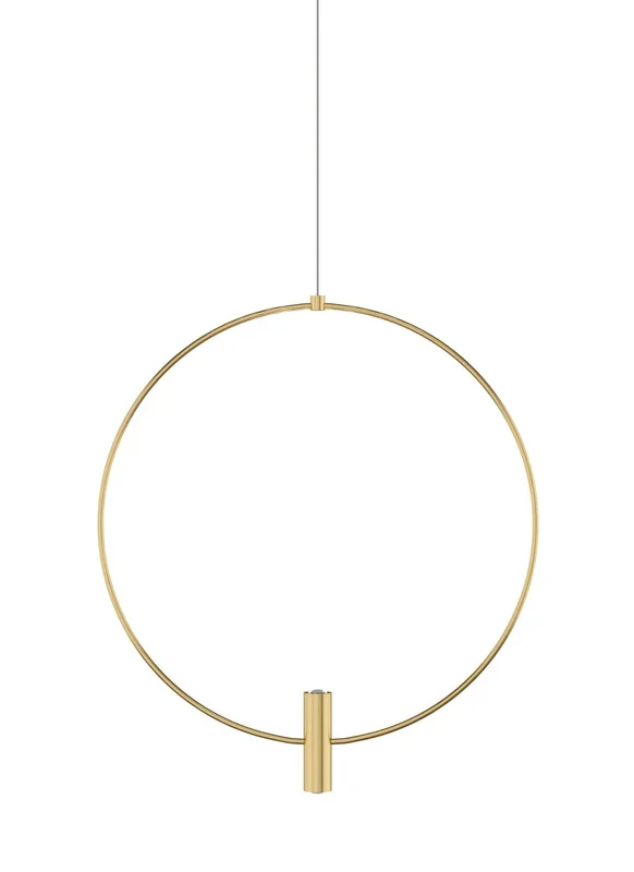 Visual Comfort Modern – 700MOLAY18NB-LED930 – LED Pendant – Layla – Natural Brass – 700MOLAY18NBLED930