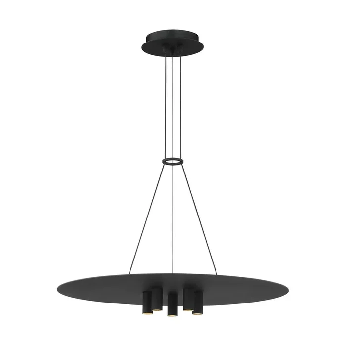 Visual Comfort Modern – 700TDPNT22B-LED930 – LED Pendant – Ponte – Nightshade Black – 700TDPNT22BLED930