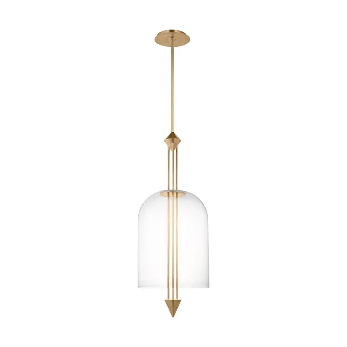 Visual Comfort Modern – SLPD31627CNB – LED Pendant – Cathedral – Natural Brass – SLPD31627CNB
