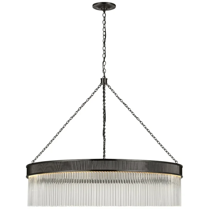 Visual Comfort Signature – LED Chandelier – Menil – S5172BZCG
