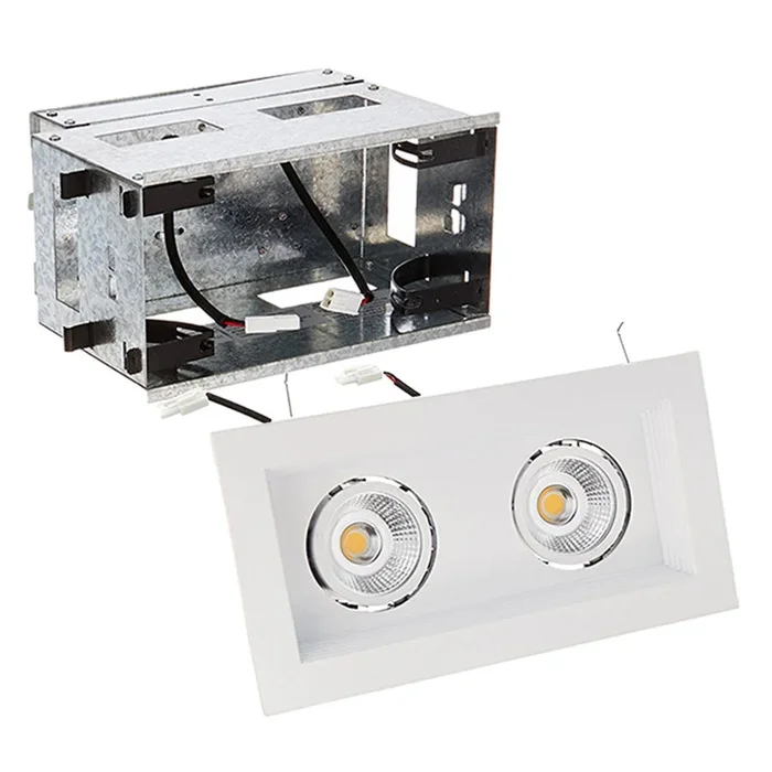 W.A.C. Lighting – MT-3LD211R-F927-WT – LED Two Light Remodel Housing with Trim and Light Engine – Mini Led Multiple Spots – White – MT3LD211RF927WT