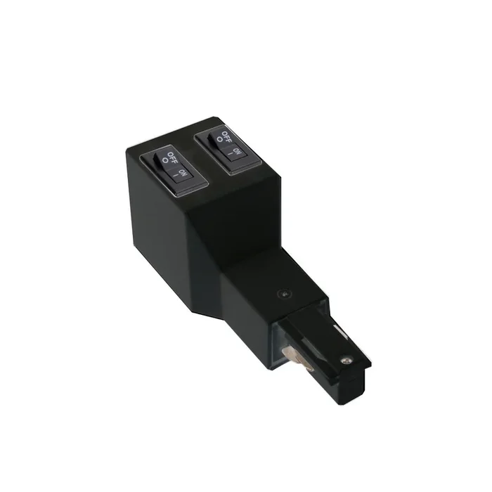 W.A.C. Lighting – WHEDL-10A-BK – Track Accessory – W Track – Black – WHEDL10ABK