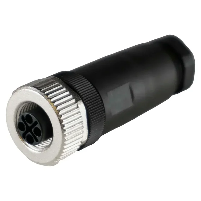 Waldmann M12 Connector S-Coded 4-Pin Female For 120-230V (336885010-00597538)