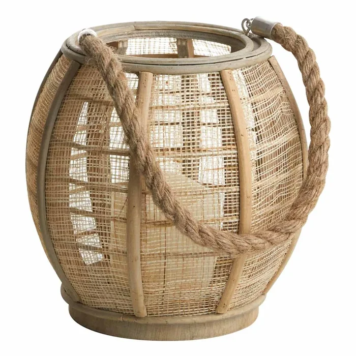 Wood LED Outdoor Lantern, Small