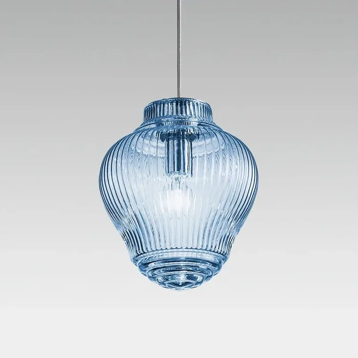 Zafferano – ZA-LCL0120 – One Light Pendant – Bonnie & Clyde – Light Blue – ZALCL0120