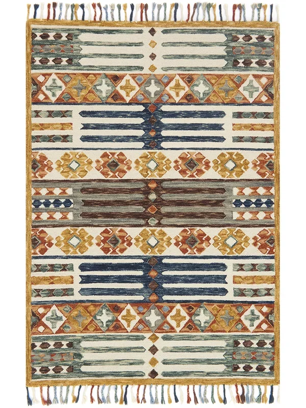 Zharah ZR08 Santa Fe Spice 5′ x 7’6″ Rug