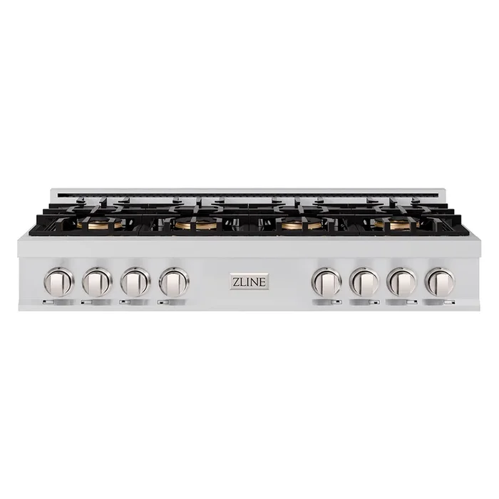 ZLINE 48″ Classic Gas Rangetop with 8 Burner DuoPro™ Cooktop in Stainless Steel, PCRT48